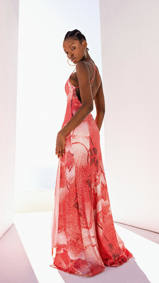 Ariana Rose Sequin Maxi Dress