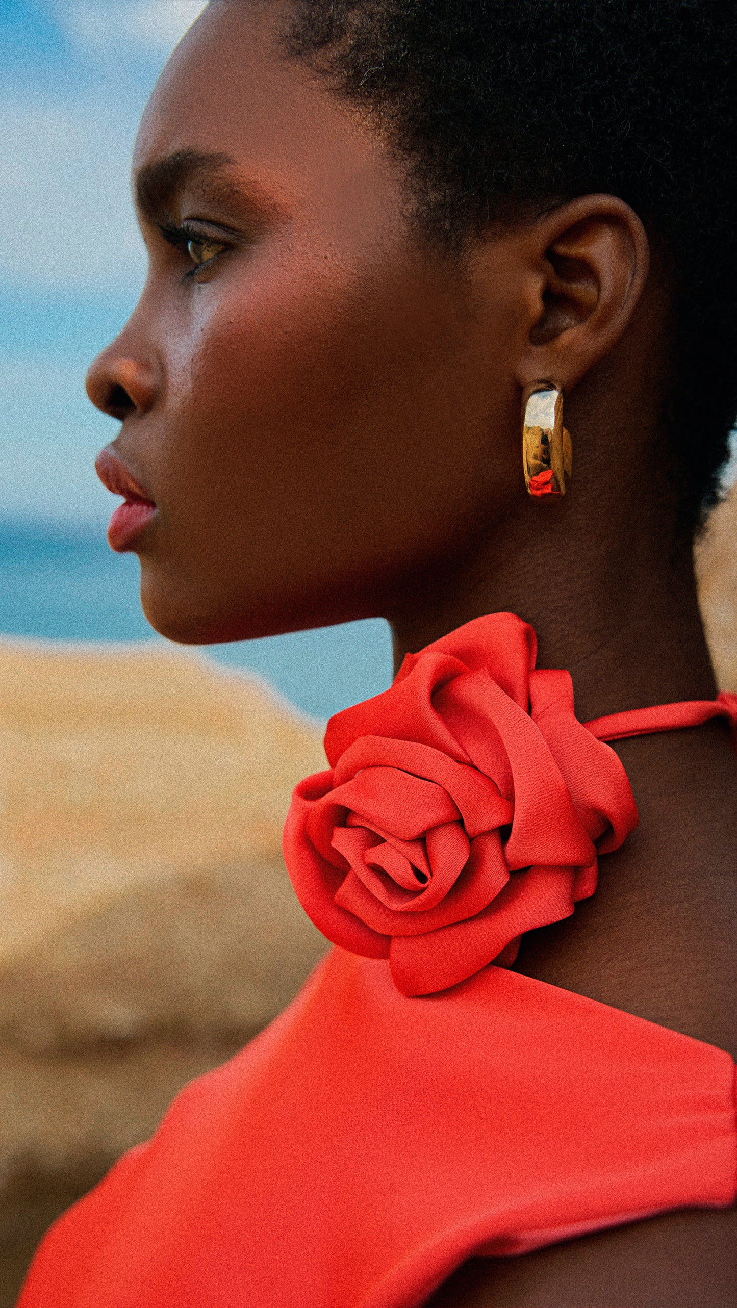 Lily Intense Coral Dress