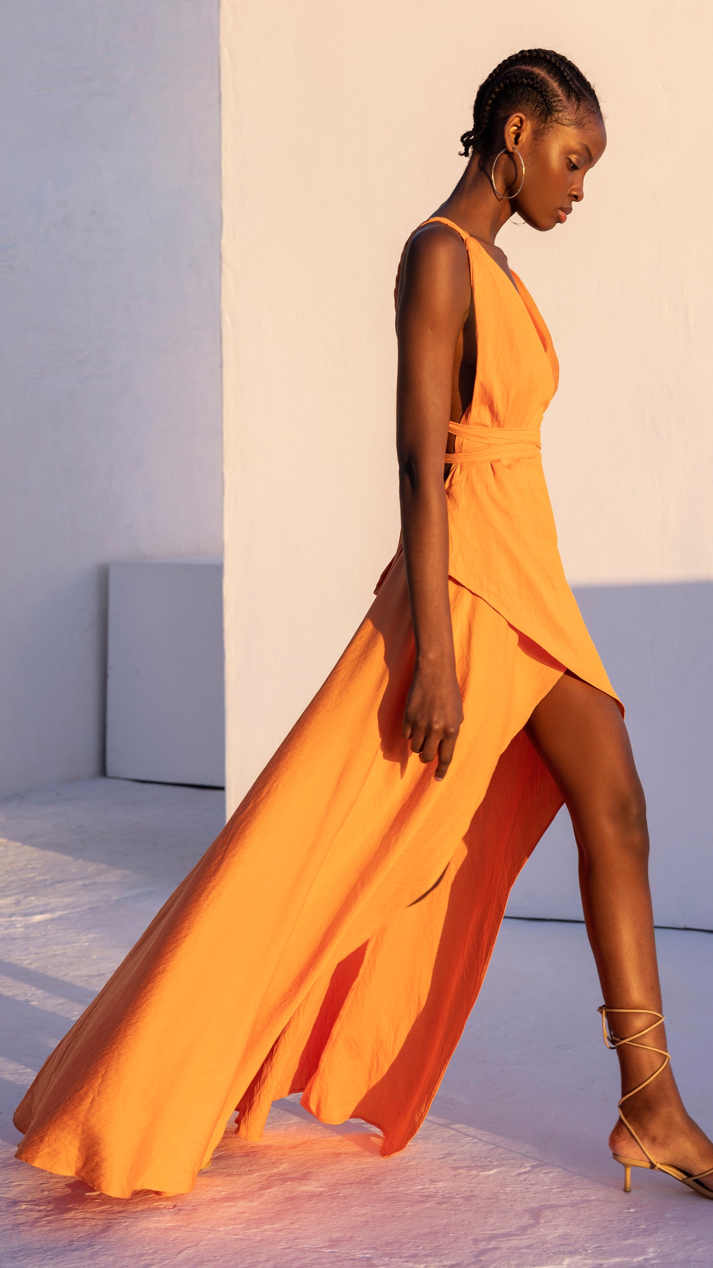 Marigold Orange Dress