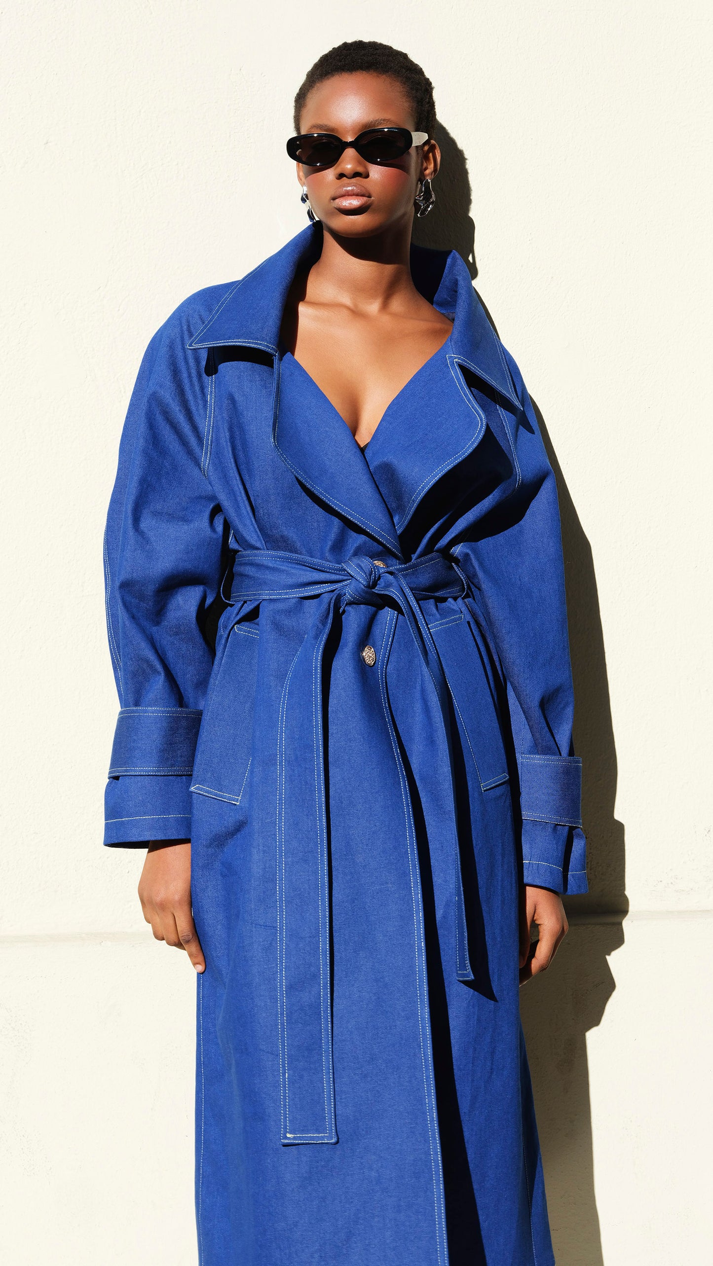 Addison Denim Trench