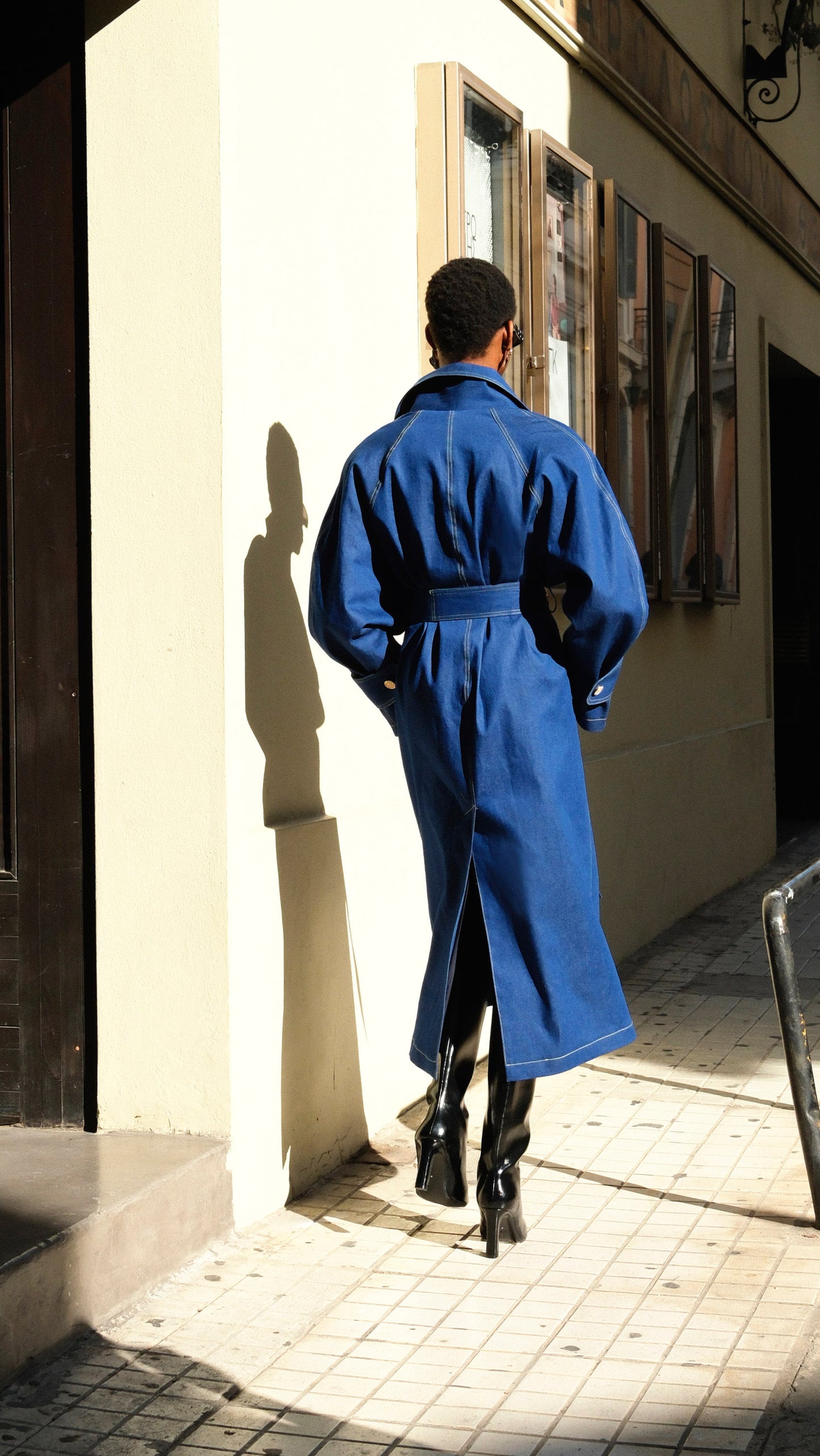 Addison Denim Trench