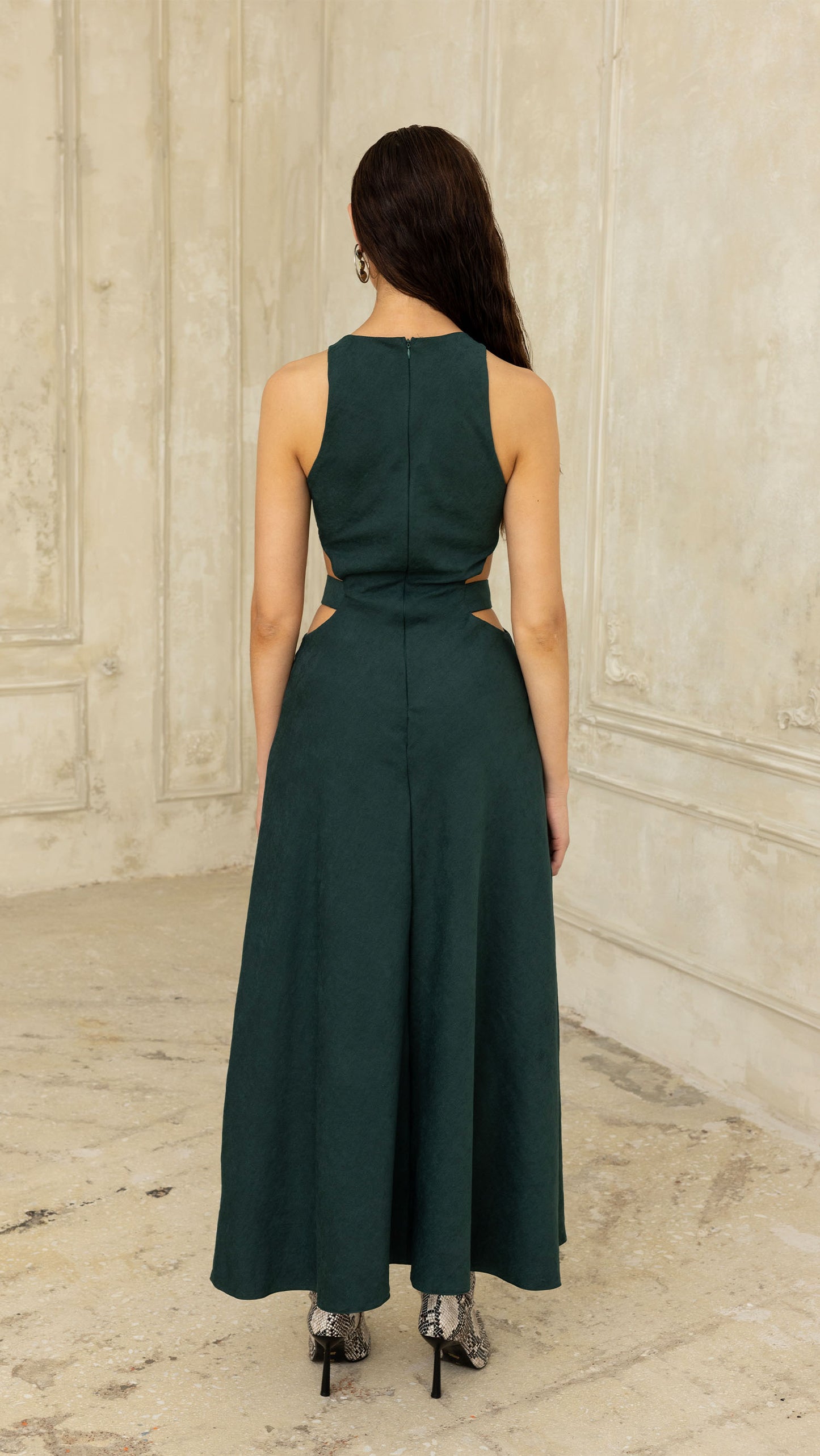 Aubrey Green Dress