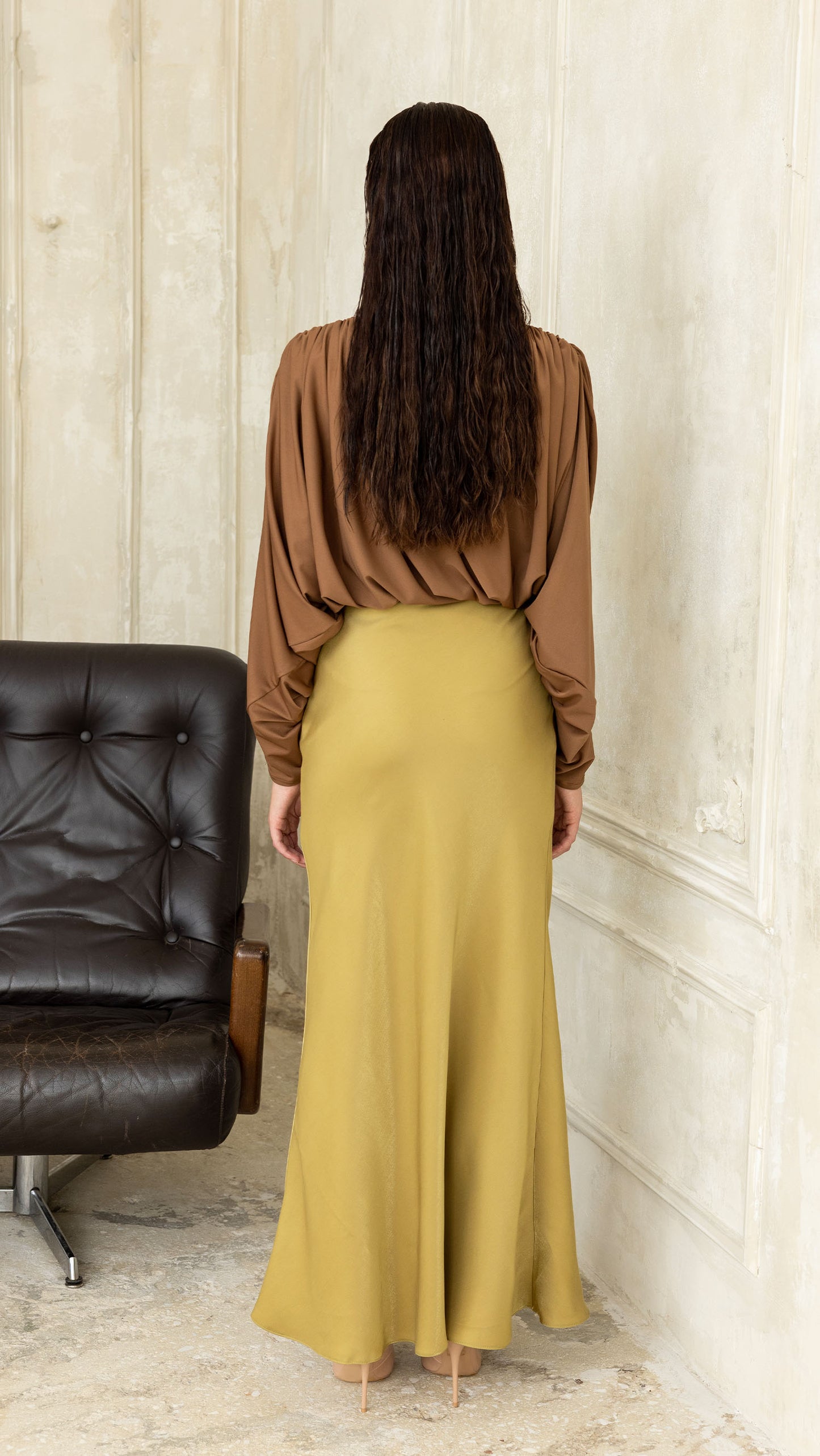 Ava Gold Skirt