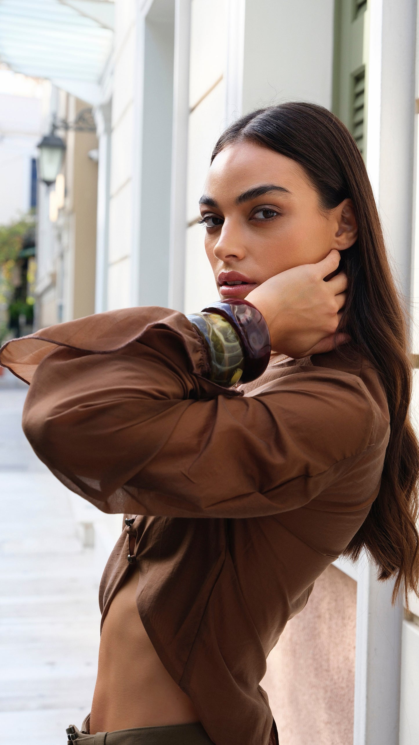 Aylin Blouse & Mira Skirt-Pants Outfit