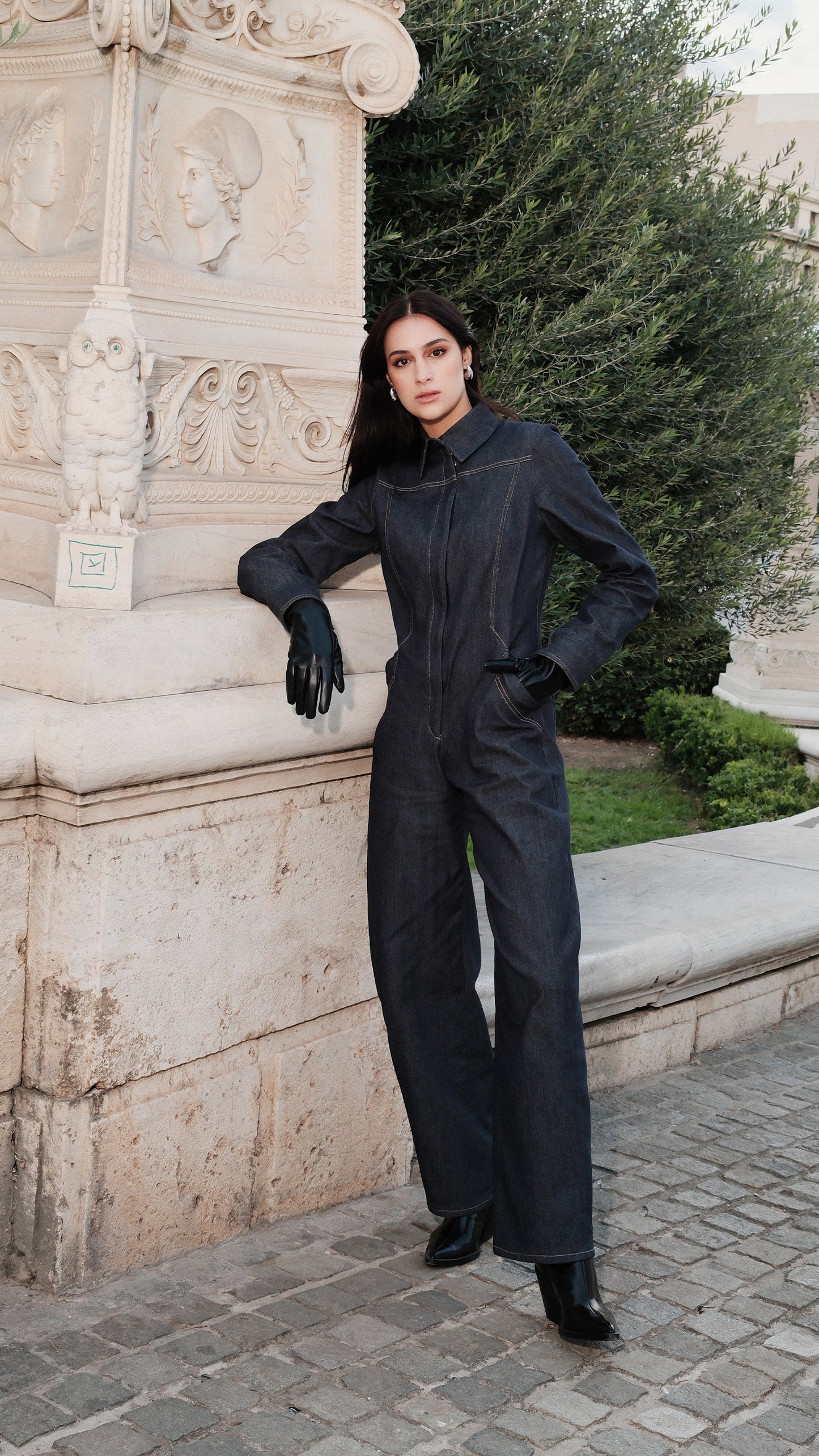 Hailey Denim Jumpsuit