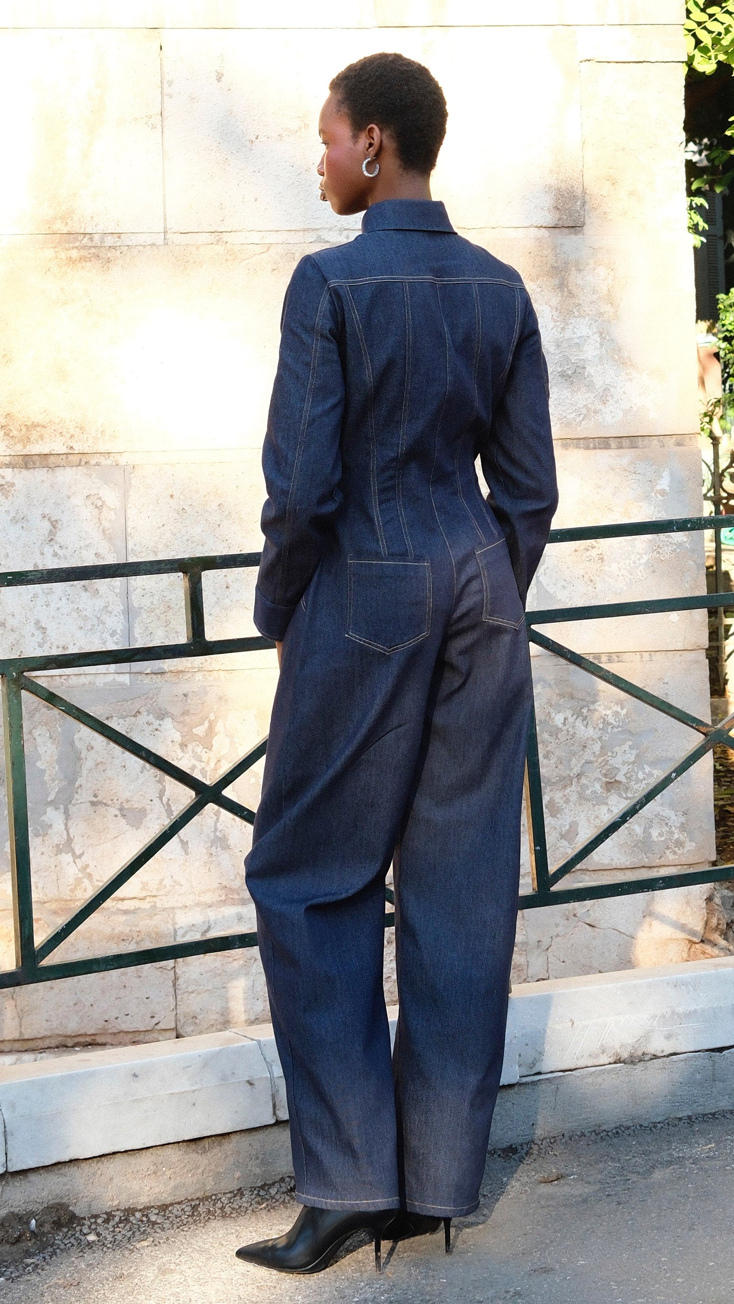 Hailey Denim Jumpsuit