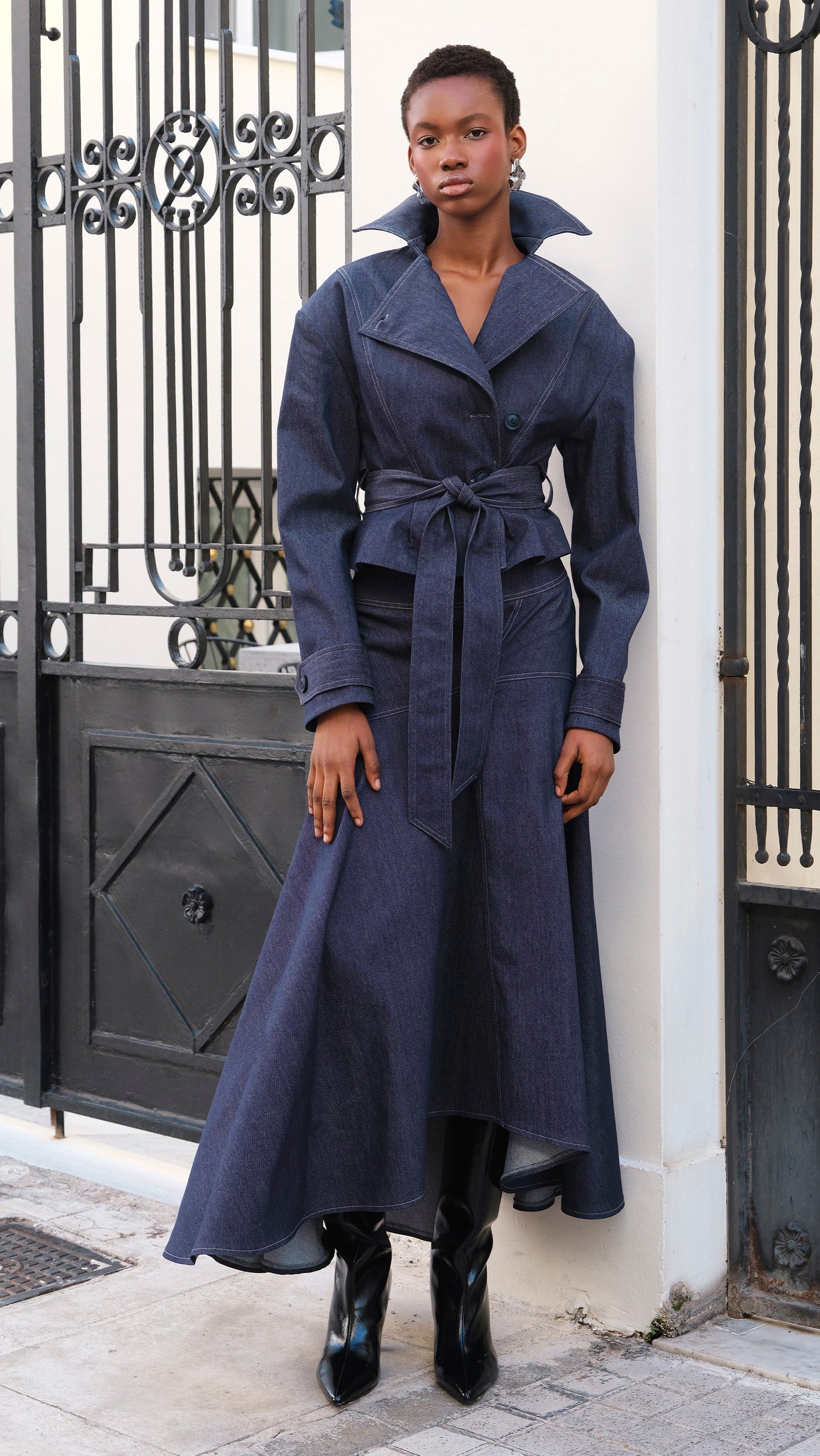 Imani Jacket & Kenza Skirt Denim Outfit