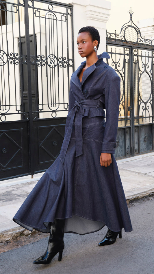 Imani Jacket & Kenza Skirt Denim Outfit