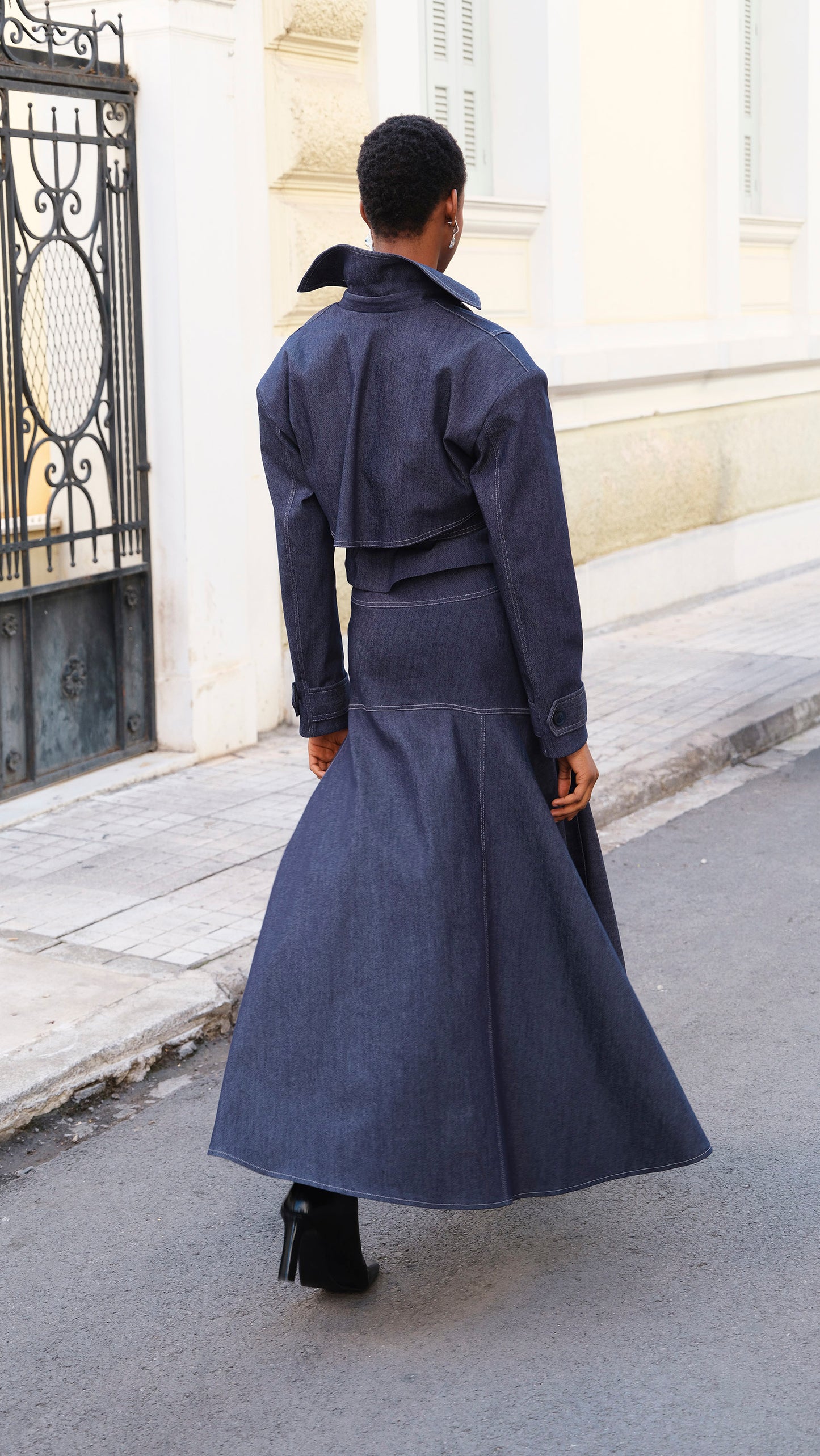 Imani Jacket & Kenza Skirt Denim Outfit