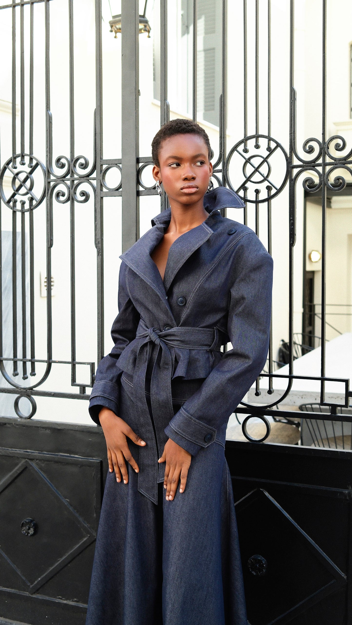 Imani Jacket & Kenza Skirt Denim Outfit