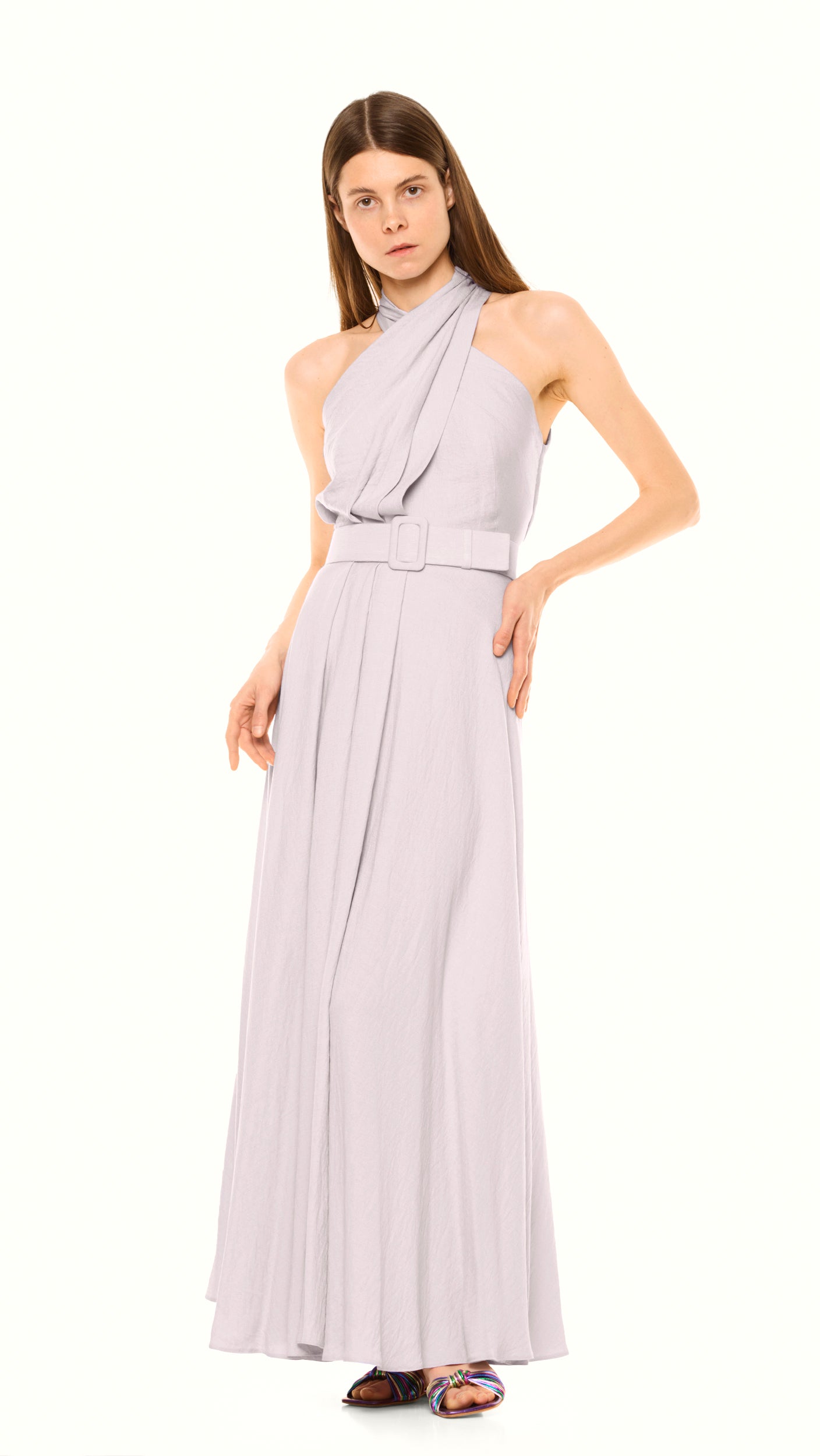 Isabeau Grey Dress
