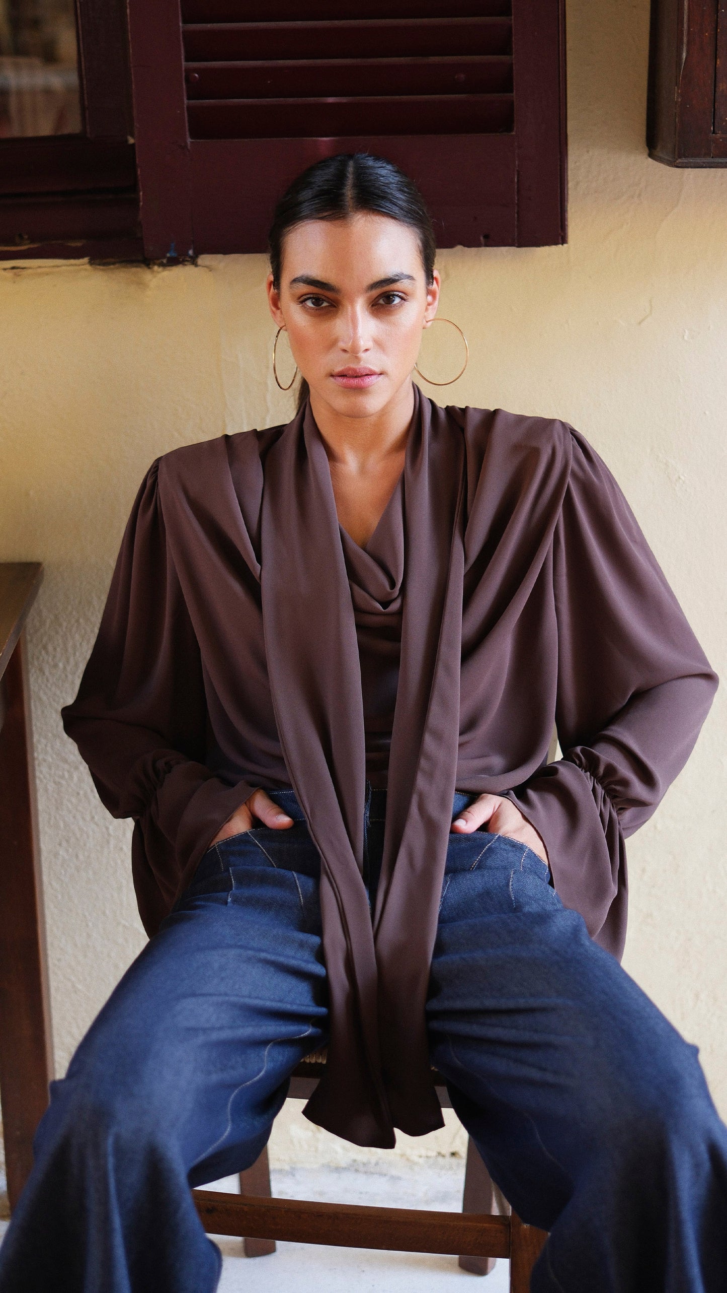 Lina Blouse & Soraya Jeans Outfit