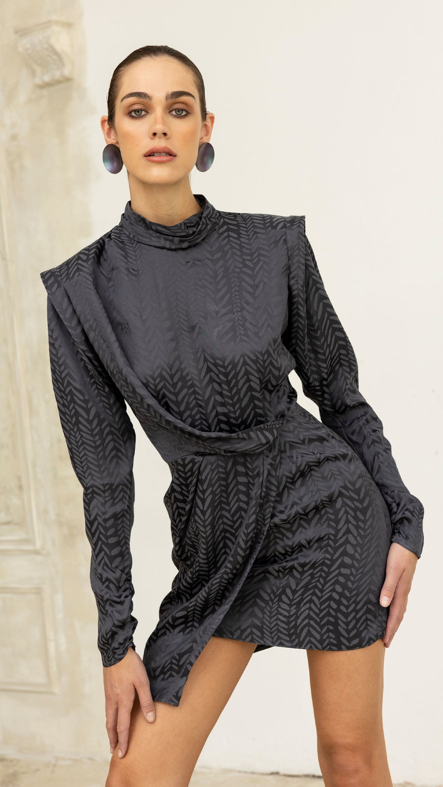 Penelope Dark Grey Dress