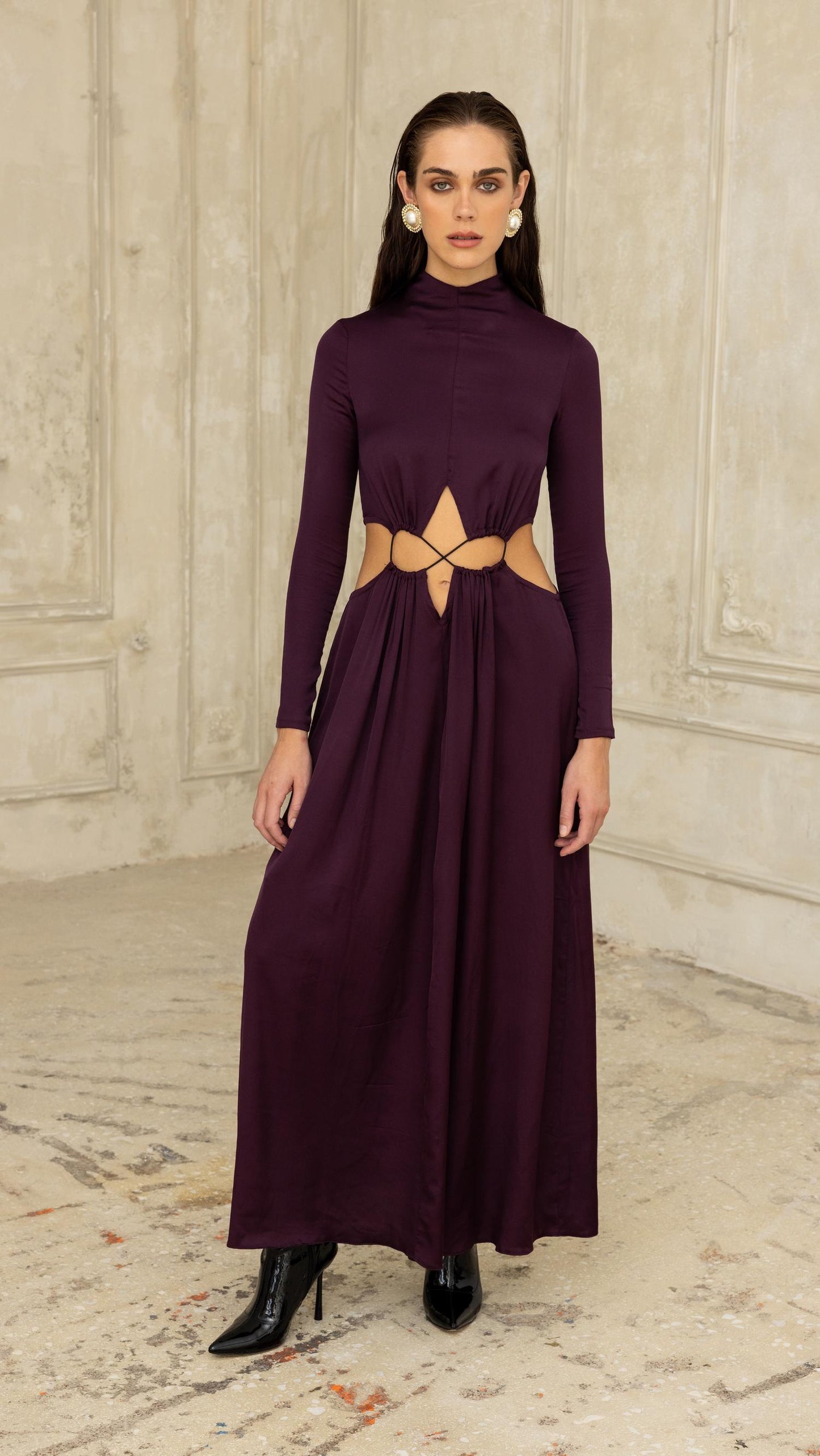 Serenity Bordo Dress