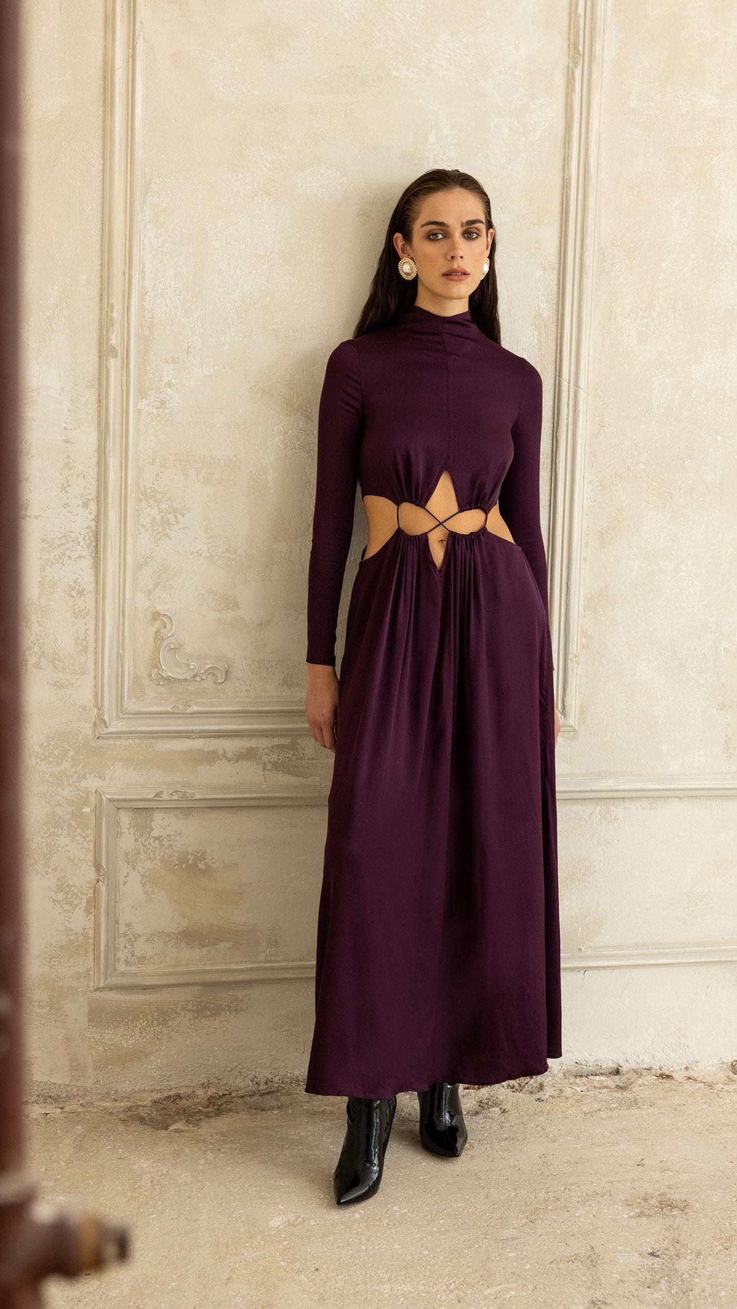 Serenity Bordo Dress
