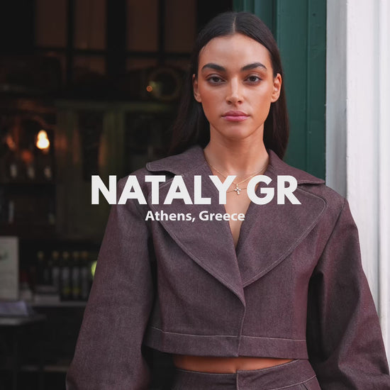 Tahira Jacket & Adila Jeans Plum Set